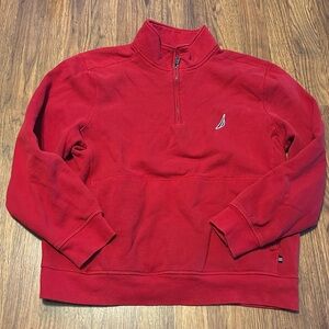 Nautica quarter zip pullover with pockets
